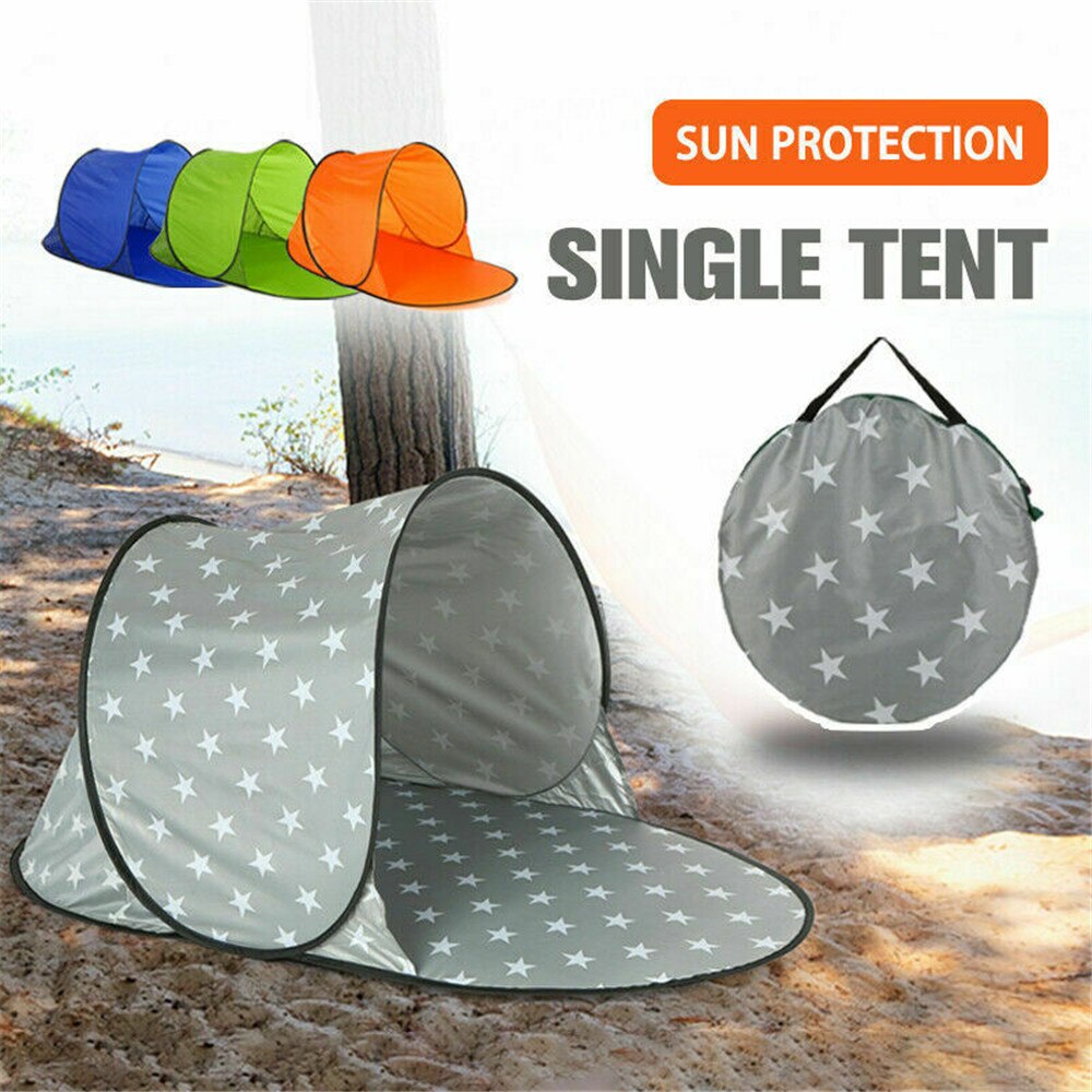 Cheap Goat Tents Automatic Outdoor Camping Single Tent Waterproof Anti Uv Sunshade Summer Holiday Beach Sea Sun Protection Shelters Awning Tents Tents